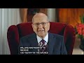 President Russell M. Nelson shares a message @ April 24 General Conference