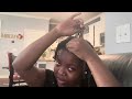 TAKING DOWN MY OLD FUNKY KNOTLESS BRAIDS FROM START TO FINISH + QUICK STYLE
