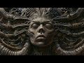 The Faces Of Lust & Envy | Dark Ambient Music | H.R Giger Inspired Faces