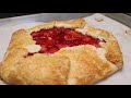 Strawberry galette — easy no-pan pie
