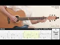 Stand By Me - Ben E. King | Fingerstyle Guitar | TAB + Chords + Lyrics