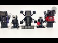 LEGO Skibidi Toilet | Titan Speakerman | Upgraded Titan TV Man Cameraman Unofficial Lego Big Figure