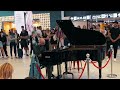 GAME OF THRONES on PUBLIC PIANO and airport crowd is shocked! 😳