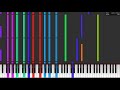 Black MIDI: Death Waltz (U. N. Owen Was Her?) | Piano From Above | PianoMagendaMOD