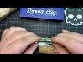 Queen City Mini Canoe Abalone QC002 Traditional Knife