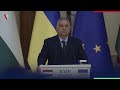Kijev. Sajtótájékoztató Volodimir Zelenszkij ukrán elnökkel.