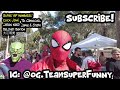SPIDER-MAN vs GREEN GOBLIN in Real LIfe!! #TeamSuperFunny
