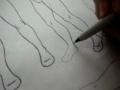 How to draw men's legs: Angle Side?