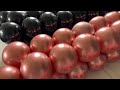 How To Make Mini Balloon Garland - Small Clusters - Mini Chain Rope Garland using 5 inch Balloons