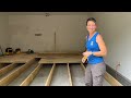 THIS IS HARD TO DO! Building New Framed Floor over Concrete Floor...
