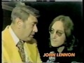 John Lennon talks about  football  with Howard Cossell