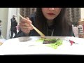 vlog 23 japan spicy noodles kalbi marinated barbecued let's eat