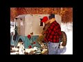 Flat fender Jeep plowing snow digitized 8mm movie clip