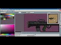 Pixel Art Time lapse SA 80 Gun (Shooting Animations)