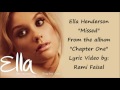 Ella Henderson - Missed (Official Studio Version) Lyrics on Screen [Full Length] New