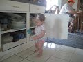 Gianna's first steps captured on video!!