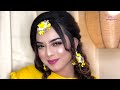 Haldi Makeup Look | Makeup By Aasiya Kashmiri | Nida Khan | Half Cut Crease |Makeup Tutorial
