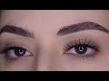 الطريقة الصحيحة لتركيب الرموش للمبتدئين | how to apply lashes