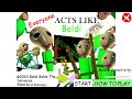 Baldi's Basics But Everyone Acts Like Baldi! - Baldi's Basics Modded