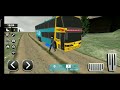 Driving Bus in off road | Wheels on the bus