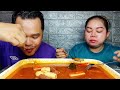 Seger nya Tomyam kuah pedas komplit pake mie Mukbang