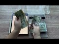 Cash envelope stuffing | February Cash Stuffing #1 | 22 year old college student