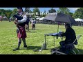 Sean B. McKeown competes at the 2024 Northumberland Scottish Festival and Highland Games