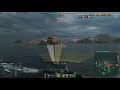 World of Warships - HMS Cossack replay - a real nail biter