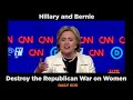 Hillary Clinton on war on women