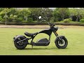 Rooder mangosteen Sara M1ps ElektroRoller chopper scooter 72v 4000w 80km/h review