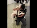 Super Excited Doggo Dives in for Airport Reunion || ViralHog