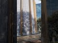 Water Wall Park, Houston, Texas. Interior wall