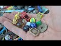 💥 2024 Bottle Digging Dump Digging #50 💥 RARE & Valuable Vintage Marbles And Toys !! Chinese Coin ©