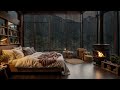 Cozy Window Rain & Thunder | Be Asleep in 3 min | Heavy Rain for Sleep, Study and Relaxation #15