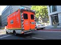 ambulance respond to emergency in Dusseldorf