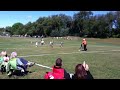 U7 girl soccer goal
