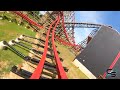 Wildcat's Revenge Front Row POV Hersheypark Incredible RMC Hybrid Coaster