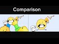 Animatic Battle Intro Comparsion!!!!