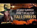 Teapot Ghost and a Witchy House Hat - Summer Halloween Fun