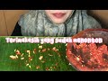 MUKBANG BABAT MERCON DAUN SINGKONG SAMBEL TERASI TIMUN KERUPUK