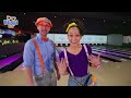 Blippi and Meekah's Bowling BATTLE |  Blippi | Challenges and Games for Kids