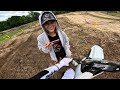 Shredding a BRAND NEW Backyard Motocross Track!