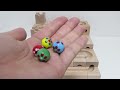 Marble Run ASMR ☆ Wooden Block Cuboro 5 Types Course [Quick Assembly]