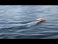 First test of new model power boat