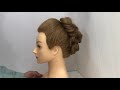 2 Easy Bun Hairstyles with Trick for Wedding & party | prom Updo Hairstyle