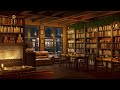 Coffee Shop Bookstore Ambience with Relaxing Piano Jazz Music and Rain Sounds