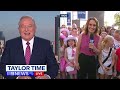 Taylor Swift brings child Swiftie on stage in Melbourne | 9 News Australia