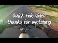 Ride video on a motorized bike