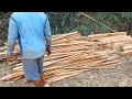 Kayu Jati‼️Di Rajang Gergaji Bandsaw Rakitan-Bahan Kusen Pintu