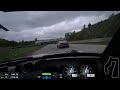 Porsche 944 overtake